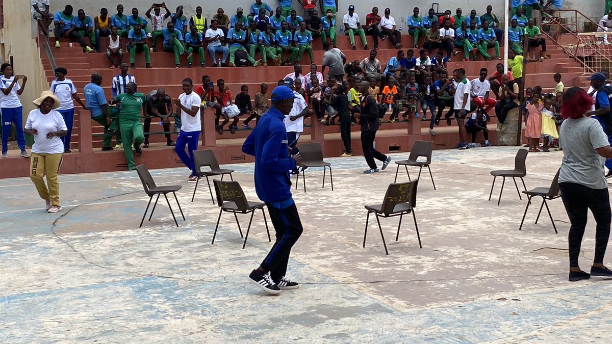Last month, our team was in Basse to promote 'Sports for Health' initiative, a multi-sectoral proposal supported by @WHOGAMBIA that seeks to advance better health outcomes thru increased physical activity among the #Gambia's young population.

#Sport4Health #SportsForAll