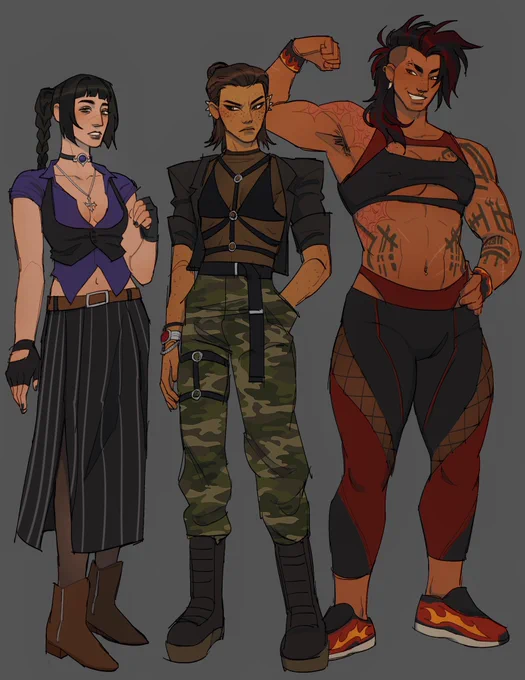 my three weed smoking girlfriends #BaldursGate3 #BG3 #shadowheart #laezel #karlach