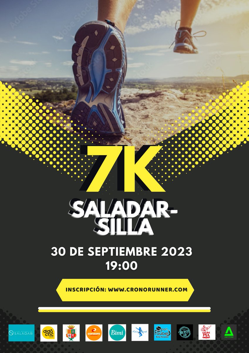 Cuenta atrás para nuestra espectacular 7K Saladar-Silla.

¿Te apuntas?