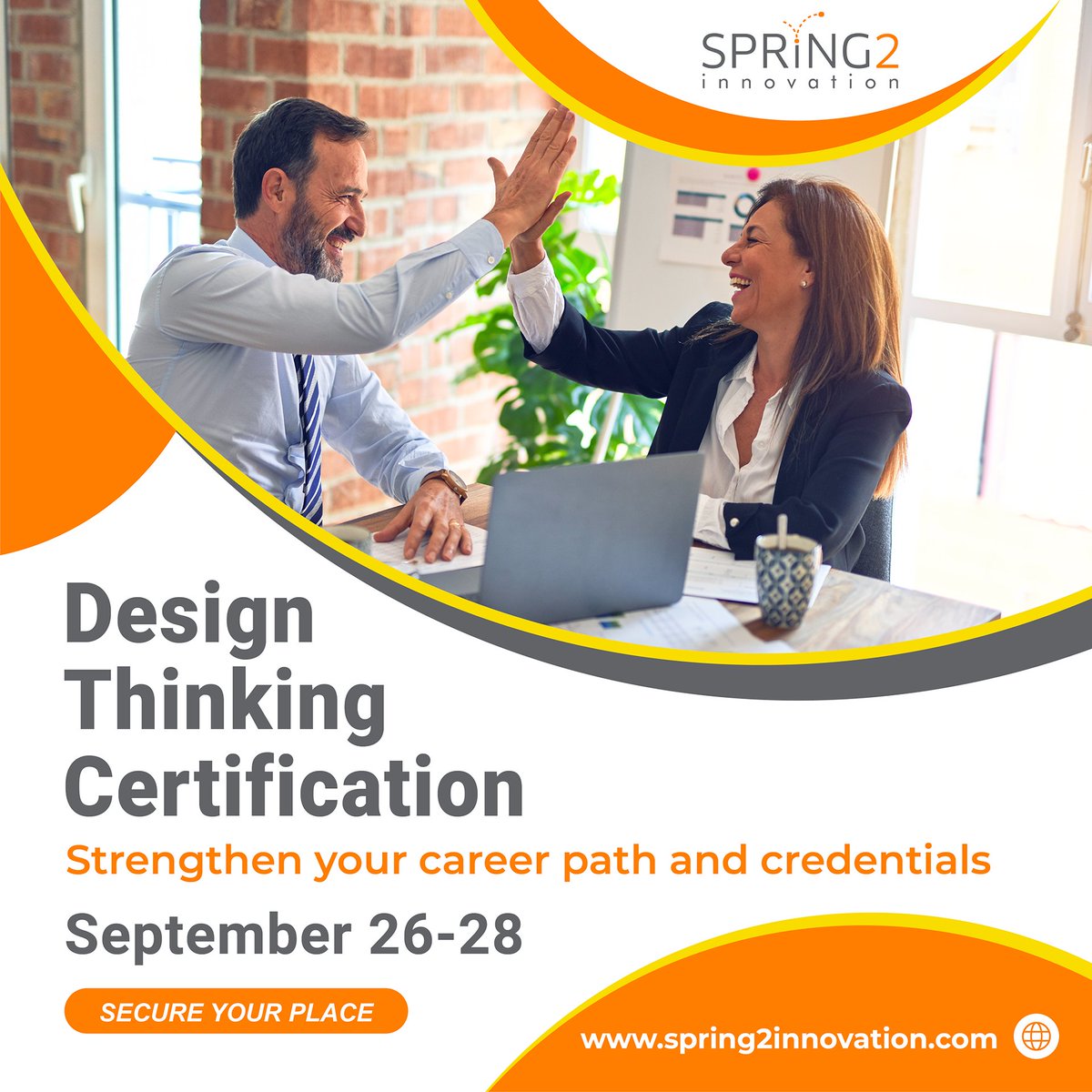 Spring2Inno's tweet photo. Elevate Your Expertise with the Design Thinking Certification Program.
Gain the confidence of employers who seek the assurance of verified design thinking expertise.
Register today—https://t.co/wuiMti03YO
#professionaldevelopment #designthinkingtraining #publicsector https://t.co/es3obCesmO