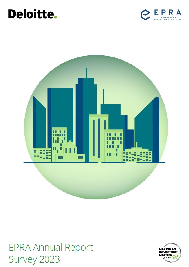 Excited to announce the release of the 2023 edition of the Best Practices Recommendations (BPR) and would like to CONGRATULATE all the winners and as always thank our respective partner, Deloitte. More information👉 lnkd.in/e6FkSQQv Well done! #EPRA #BPR #BPRreport