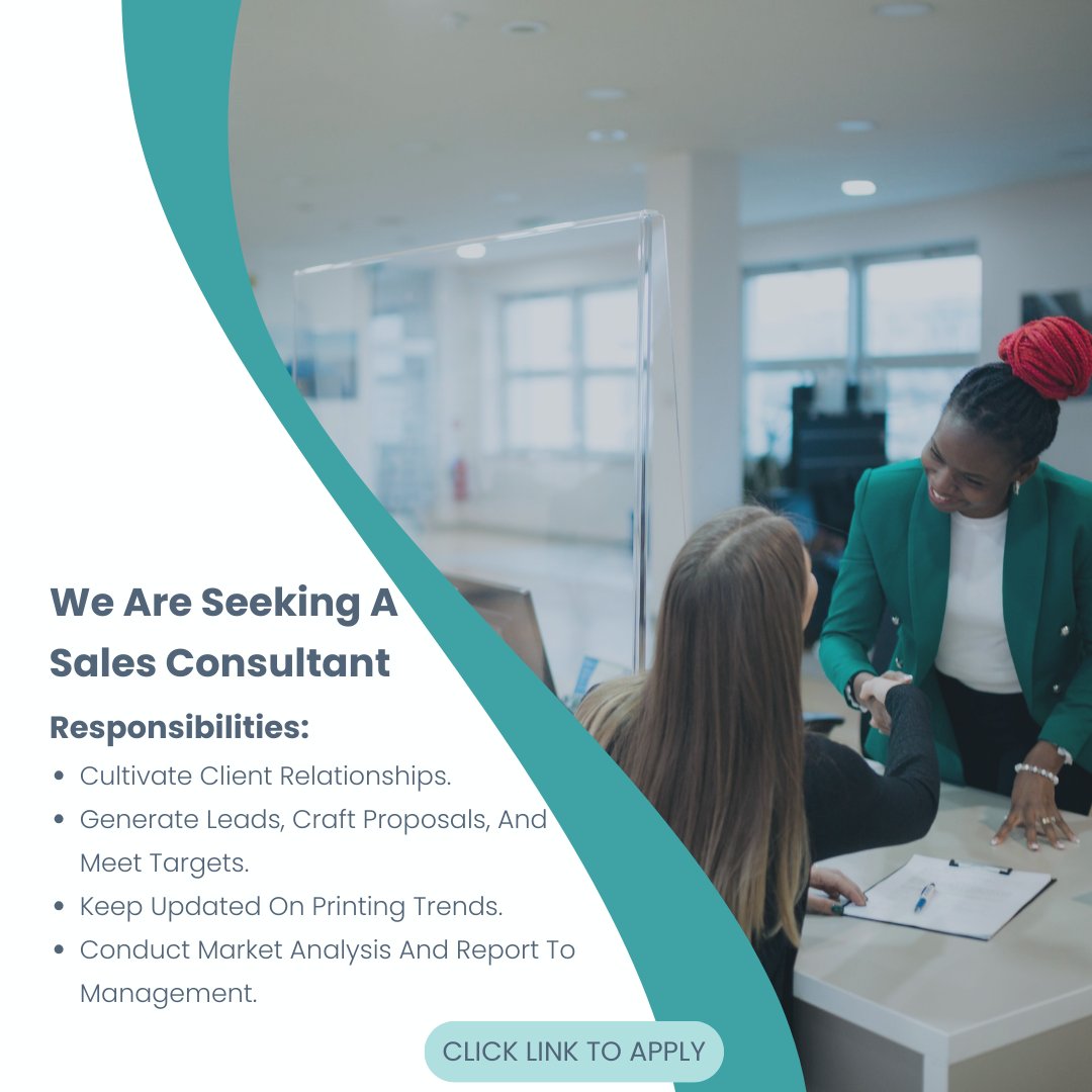 ejoobi_HR_Tech's tweet photo. Sales Consultant In Randburg

Job Title: Sales Consultant

The Role Offers A Competitive Basic Salary Plus Commission. Apply If You're Ready To Excel In Sales

For more info and to apply, please click the link below;
https://t.co/1HWHZ9CtDL

#JobSeekersSA  https://t.co/PWPsRxnZHi https://t.co/svmSKMWs9C