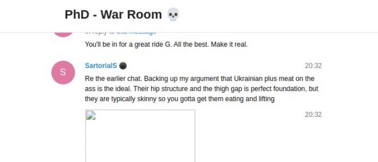 Leenintome2's tweet photo. Logs show how J Sullivan/ @SartorialShootr manipulated women and participated in A Tates PhD war room to groom and human traffic. Tate brags about programming 100 girls. Look how Joules describes women like pieces of meat and wants to learn how to brainwash and control women. https://t.co/AneyIQR2O4