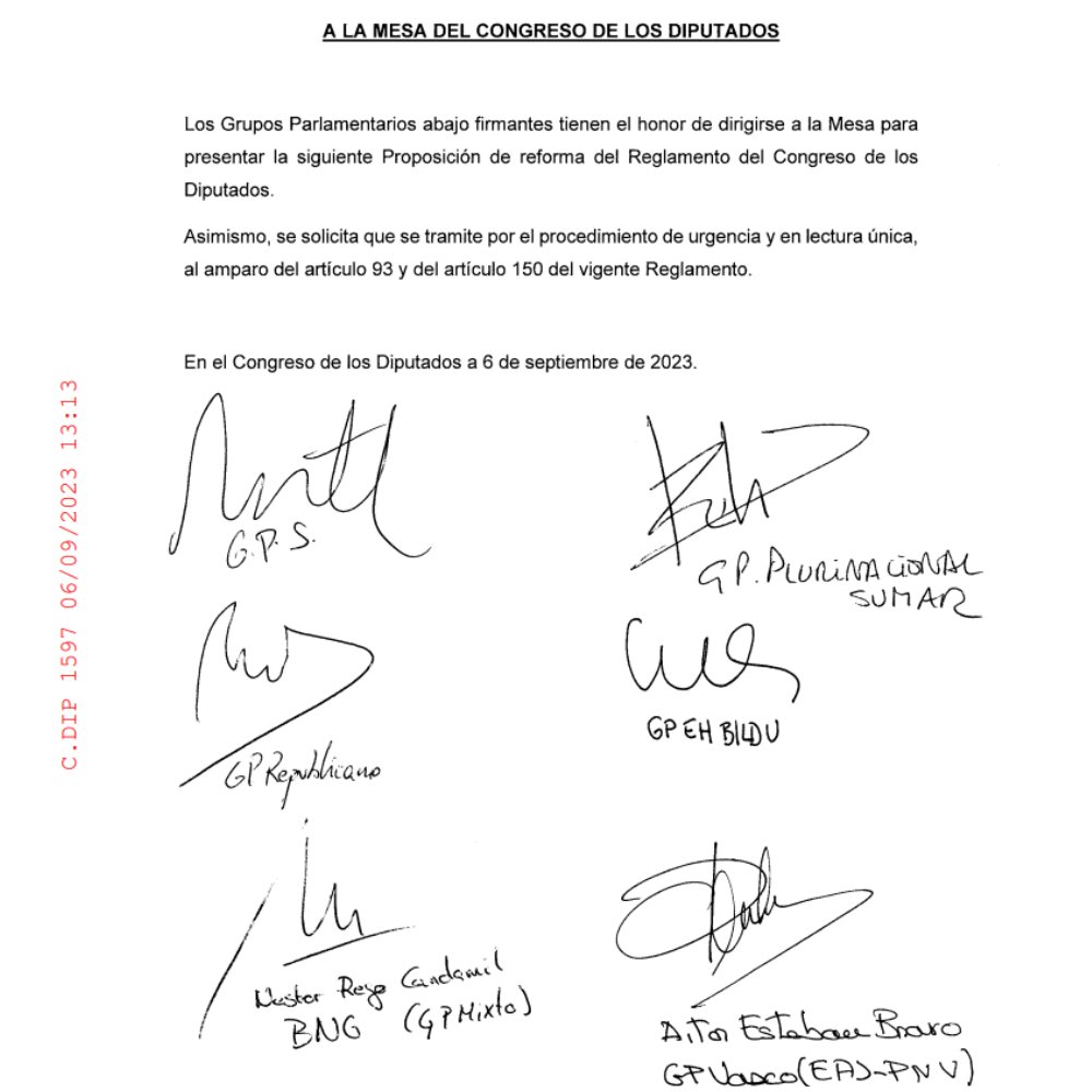 patxilopez's tweet photo. Hoy presentamos la reforma del Reglamento del Congreso para que los diputados y diputadas puedan usar cualquiera de las lenguas oficiales en su actividad parlamentaria.

España se enriquece con su diversidad y desde el Congreso tenemos la obligación de defender el patrimonio cultural que nos aportan las lenguas de nuestro país y así lo vamos a hacer.
