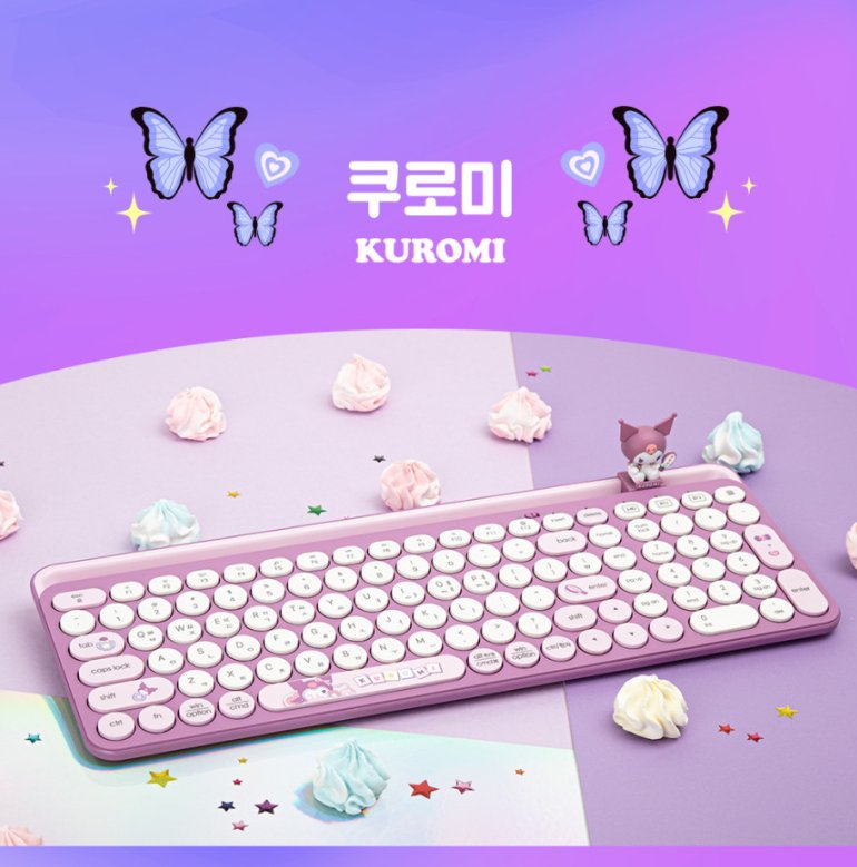 aura_PC_'s tweet photo. [RT 이벤트]
 
여러분들은 마멜파 쿠로미파 어느쪽이신가요?

💜💗마이멜로디&amp;쿠로미 무선 키보드💗💜

"알티+팔로우" 하신 분들 중
한 분 을 추첨해서 원하는 상품을 보내드려요!
추첨은 9월 10일🎁

조립컴은 오라PC🌼
로 오라오라💙
👉 https://t.co/nHju6VDVrg https://t.co/jym5PvDqZq