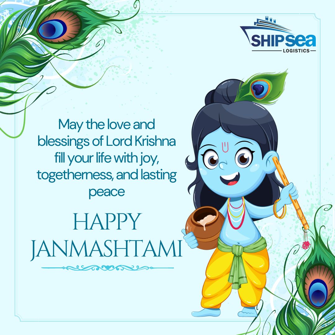 Shipsealogistic's tweet photo. May Lord Krishna guide you in life as he did for Arjun during the Mahabharat! Happy Janmashtami… Radhe Radhe!!

#happyjanmashtami #kirshnajanmashtami #janmashtami2023 #janmashtamispecial https://t.co/ULUNszy8lM