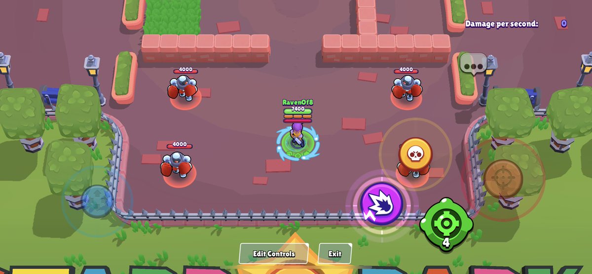 RavenOf8's tweet image. My new button layout for hypercharge!

How does your layout look? 

Me personally I think there should be an opacity feature for controls and they should be able to place a bit closer together, at least for the gadget and hypercharge buttons.

#BrawlStars #HyperCharge
