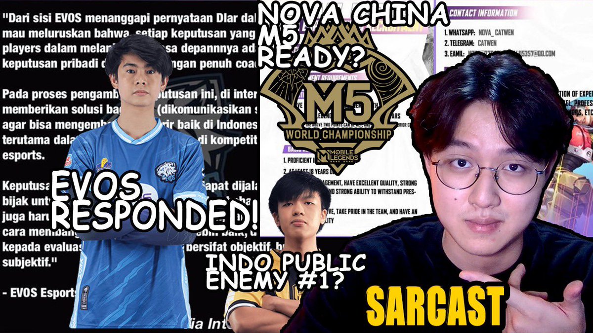 MirkoCasts's tweet photo. New SarCAST episode is out on YouTube!!

#MLBB #SarCast 

https://t.co/Ou9WHMfpsI https://t.co/sd6d7FW5Yh