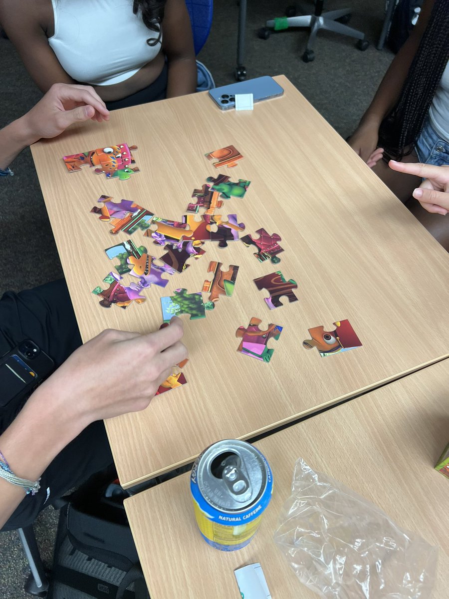 fcs168's tweet photo. Sightless puzzles…learning the importance of language and communication. https://t.co/C35vb1BJ2s