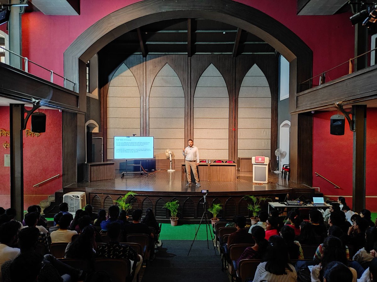 joshsoftware's tweet photo. We are absolutely thrilled to share glimpses from our inspiring Prose and Code session at Fergusson College, Pune. Thank you, Fergusson College team, for hosting us!
A shoutout to our amazing speakers, Vishwajeetsingh Desurkar and Pranav Naik
#proseandcode #joshsoftware https://t.co/0MAzwMYg3F