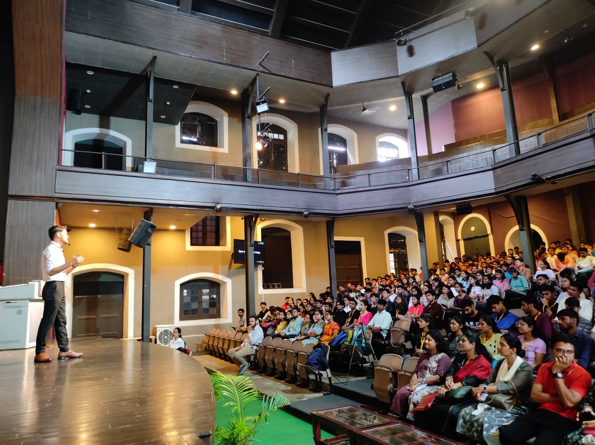 joshsoftware's tweet photo. We are absolutely thrilled to share glimpses from our inspiring Prose and Code session at Fergusson College, Pune. Thank you, Fergusson College team, for hosting us!
A shoutout to our amazing speakers, Vishwajeetsingh Desurkar and Pranav Naik
#proseandcode #joshsoftware https://t.co/0MAzwMYg3F