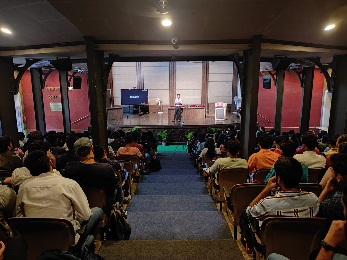 joshsoftware's tweet photo. We are absolutely thrilled to share glimpses from our inspiring Prose and Code session at Fergusson College, Pune. Thank you, Fergusson College team, for hosting us!
A shoutout to our amazing speakers, Vishwajeetsingh Desurkar and Pranav Naik
#proseandcode #joshsoftware https://t.co/0MAzwMYg3F