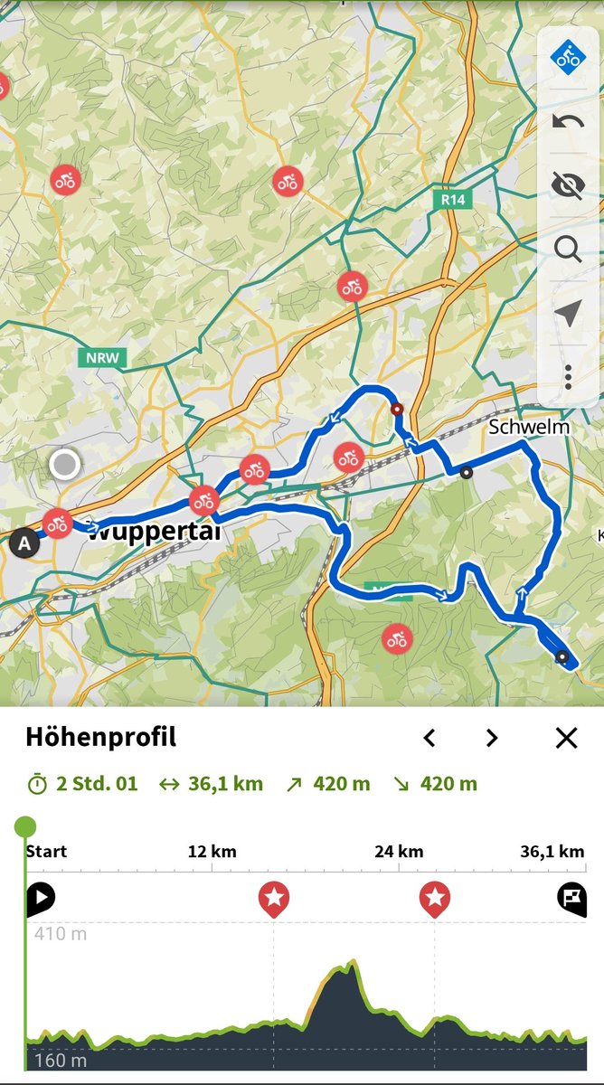 WeareWuppertal's tweet photo. So dann wollen wir mal... Heute nur ein kurzer Tour nach #Wuppertal #Beyenburg und dann über #Schwelm zurück zur Elberfelder #Nordstadt. #FckThatComaTour #CicilistiAntifascisti https://t.co/GejBCkNkx8