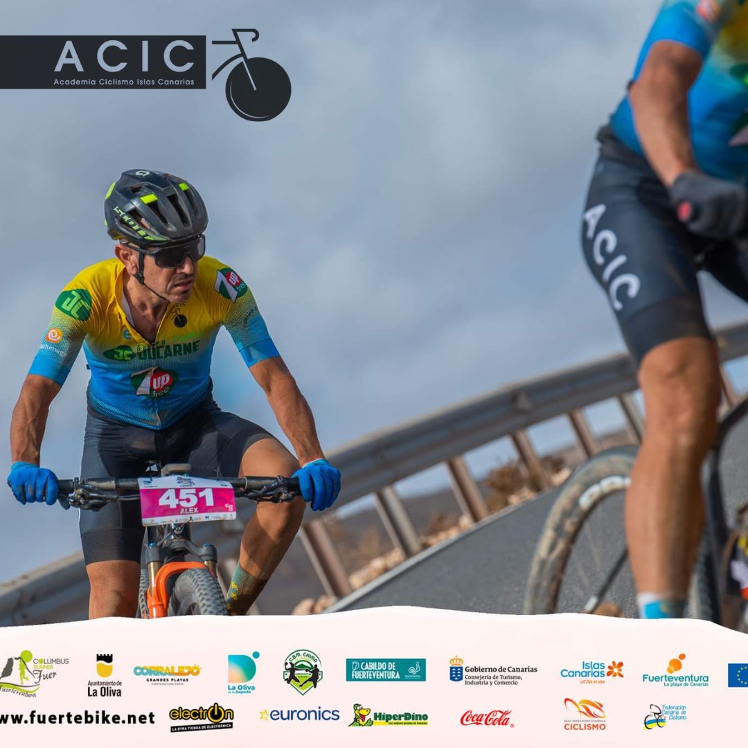 ClubAcic's tweet photo. 𝗙𝘂𝗲𝗿𝘁𝗲𝗯𝗶𝗸𝗲 𝟮𝟬𝟮𝟯 🐐

📣 Espectacular participación de los corredores de Acic en la Fuertebike 2023 celebrada el pasado sábado.

🏆 Felicitar a @DanyAlmagroLeon por su 3° puesto en Master 30 y su primer podium en carrera de Mtb!! Enhorabuena! https://t.co/92EFMZhEmE