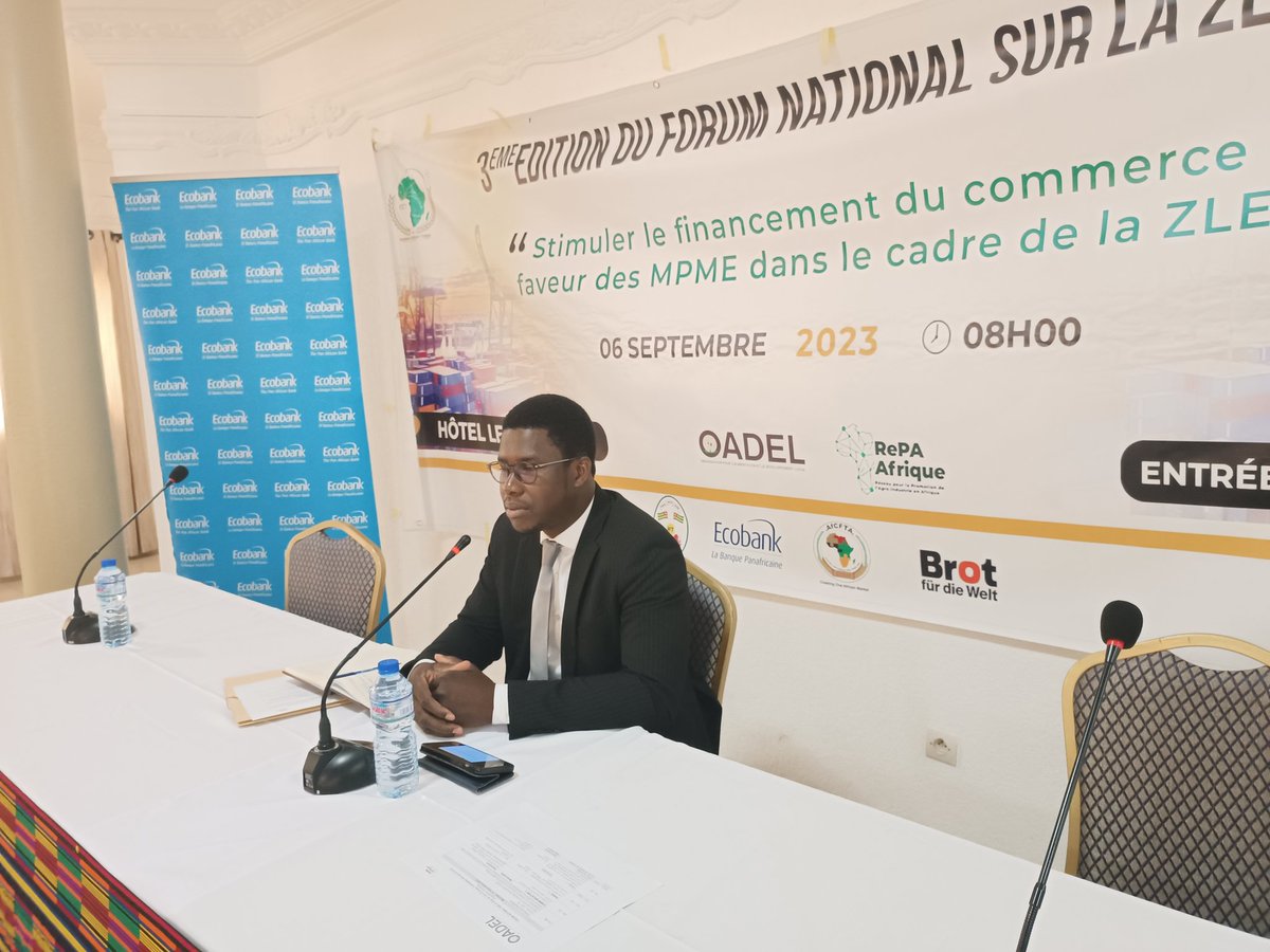OADEL16's tweet photo. 3ième forum National sur la Zlecaf

Suivez nous en direct 👉 https://t.co/yGJnAFDHuU 

#TgTwittos https://t.co/2y0fGj0EvX