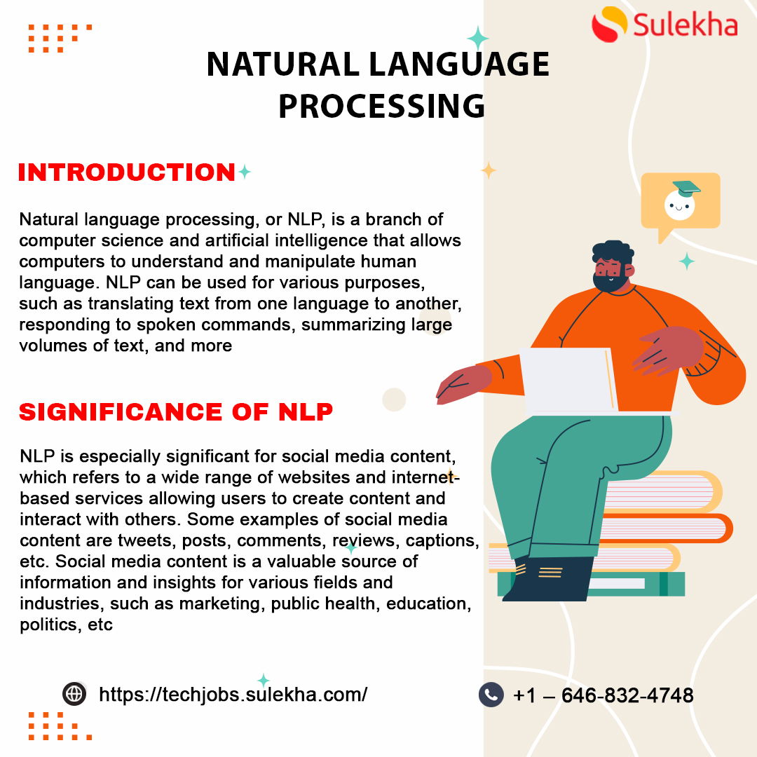 Sulekha_US's tweet image. Ready to revolutionize your business with Natural Language Processing?
Join us on a journey into the world of NLP and witness the magic of language understanding.
Course Link: techjobs.sulekha.com/natural-langua…
#NLP #AI #LanguageProcessing #sulekhatechjobs #sulekhaus #sulekhaittraining