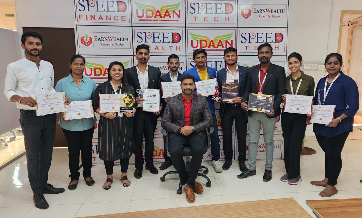 earnwealth_'s tweet photo. Congratulations to Mr. Manish Sharma, Business Development Manager for qualifying the most coveted and sought after "The CEO CLUB" for his explosive performance of AUG 2023". #EarnWealth #KamateRaho #Parivartan #awards #speedfinance #recognition #parivartan #ceo #ceoclub #eom https://t.co/hS4ib7pfJe
