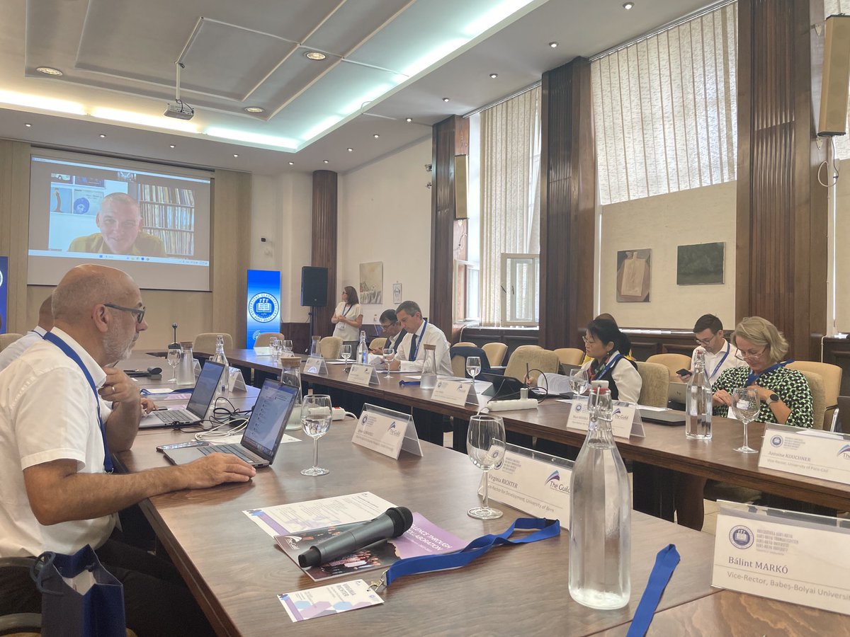 We are honoured to have ⁦<a href="/guildeu/">The Guild</a>⁩  VPs meet ⁦<a href="/UnivBabesBolyai/">Babeș-Bolyai University (UBB)</a>⁩ in Cluj. Fruitful discussions are ahead.