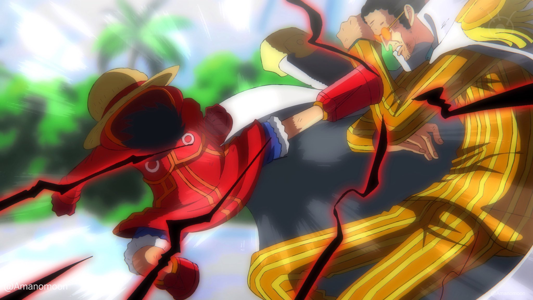 PANDAMAN | ONE PIECE ARTIST アマノムーン · ルフィ on X