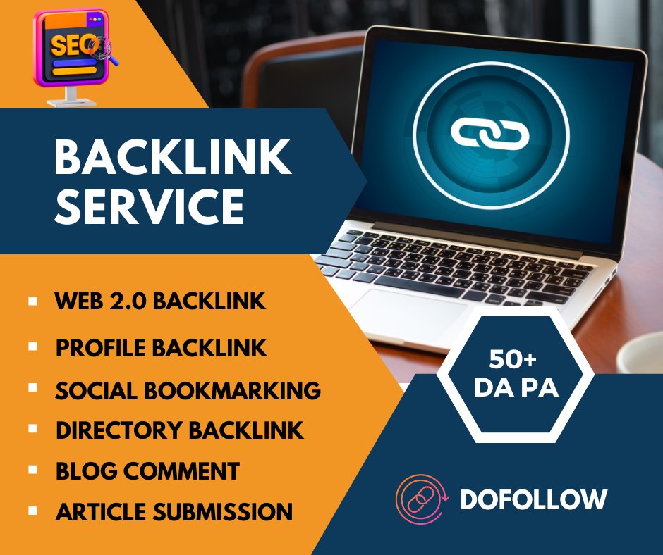 I will build high-quality mix backlinks manually. 50+ DA and Low spam scores included Backlinks.  
 #seo #seoservices #seoexpert #SEOSpecialist #SEOconsultant #seoagency #seocompany #seojobs #SEOKeywordResearch #seoranking #SeoServiceProvider #SEOServicesAgency #totalseo