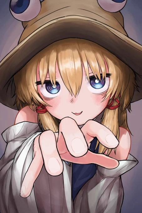 祟る神でも触りたい・・・・#洩矢諏訪子 