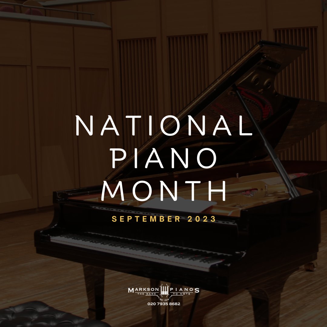 September is #NationalPianoMonth!🎹 It's our favourite month of the year, set aside to pay tribute to pianists everywhere, piano makers and those who simply enjoy piano music!

So, what's your favourite piano?

#NationalPianoMonth #LondonPianos #Pianists