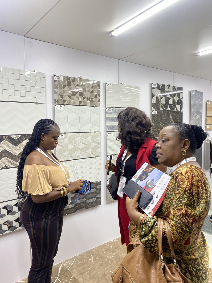 cdkindustriesng's tweet photo. Day 2 at the Big 5 Construct is buzzing with excitement! CDK's stand continues to draw crowds as we showcase our latest tile collection.
It's not too late to visit us at our stand and we can’t wait to have you here!
#cdkbig5 #cdkporcelaintiles
#Big5Nigeria #Big5Exhibition https://t.co/X4haoNmfKb