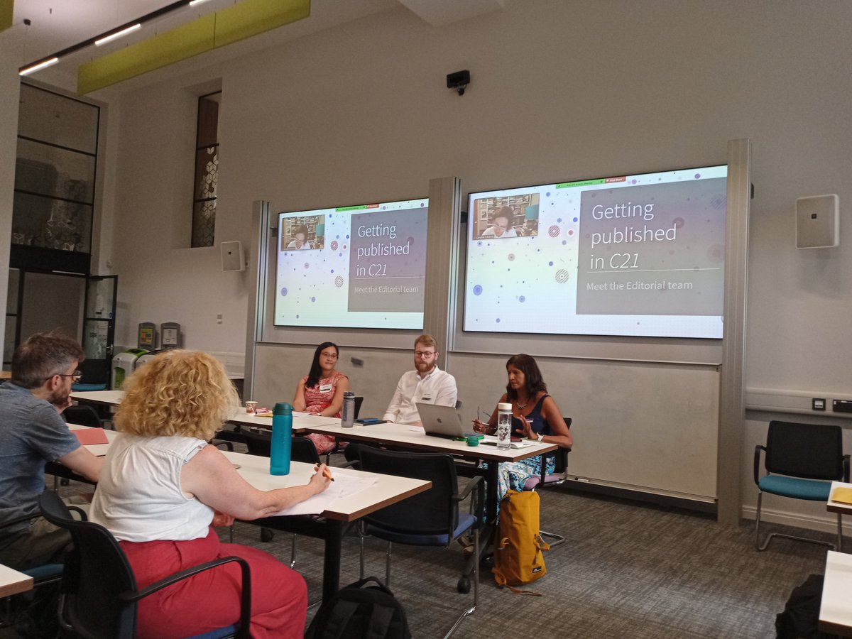 The fabulous C21 team doing their thing at BACLS-WHN 2023! #WHN23