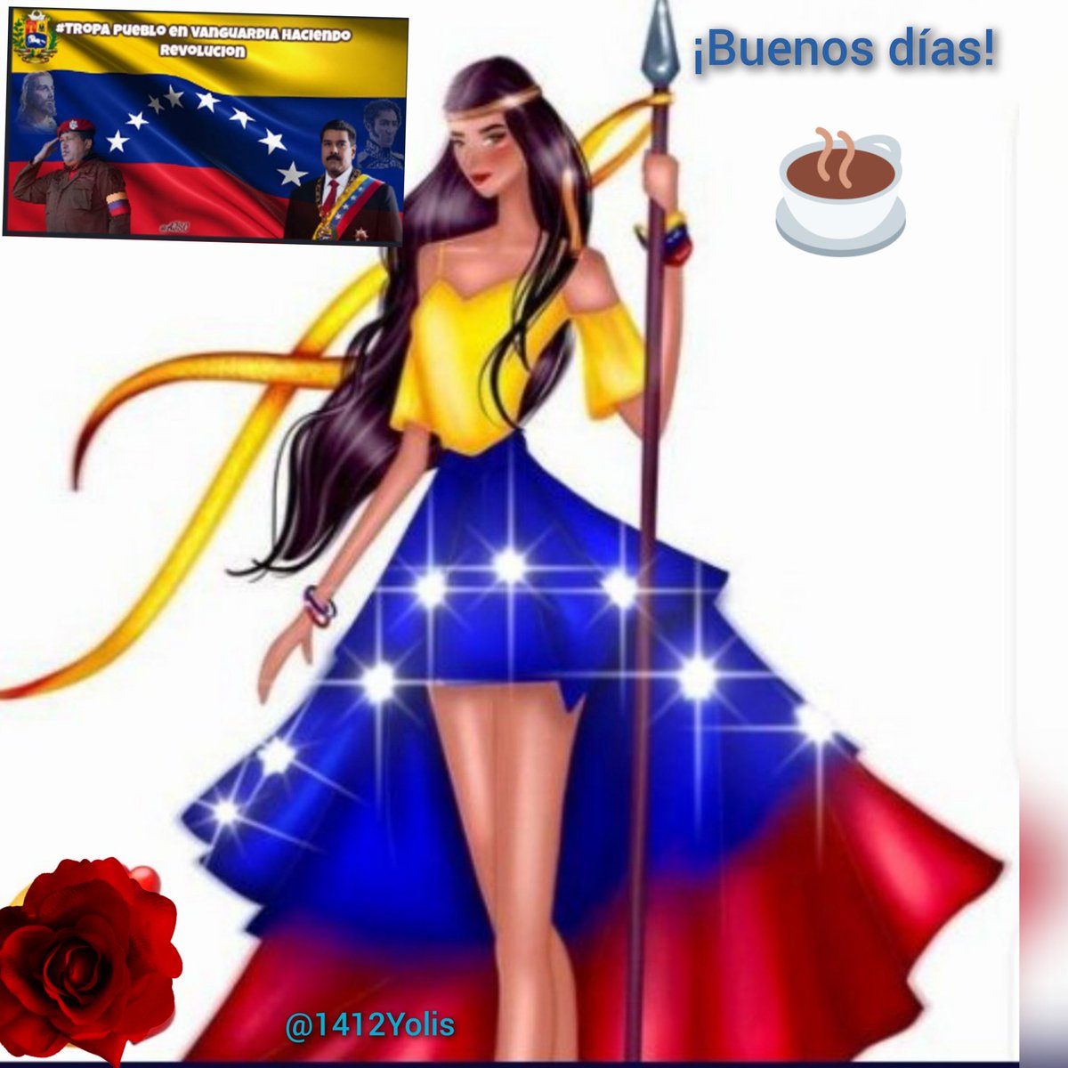 @soteldoadriana8 @NicolasMaduro @totono56 @luibustilloso @jcy126kerubin @LaChina1305 @KfBran @quiskillosa @KePichaCosa @soydevenezuela8 @CarlosB52843806 @ktirasiempre Buenos días mi querida amichi @soteldoadriana8 y demás Compatriotas besotes😘😘 y abrazotes grandototes para todas y todos🫂☕️🙋‍♀️🌞
Esperando que este día Miércoles sea de gran provecho y productividad para nstra Patria y en general para todos nosotros. 

#EmprendeEnVenezuela✍️🇻🇪