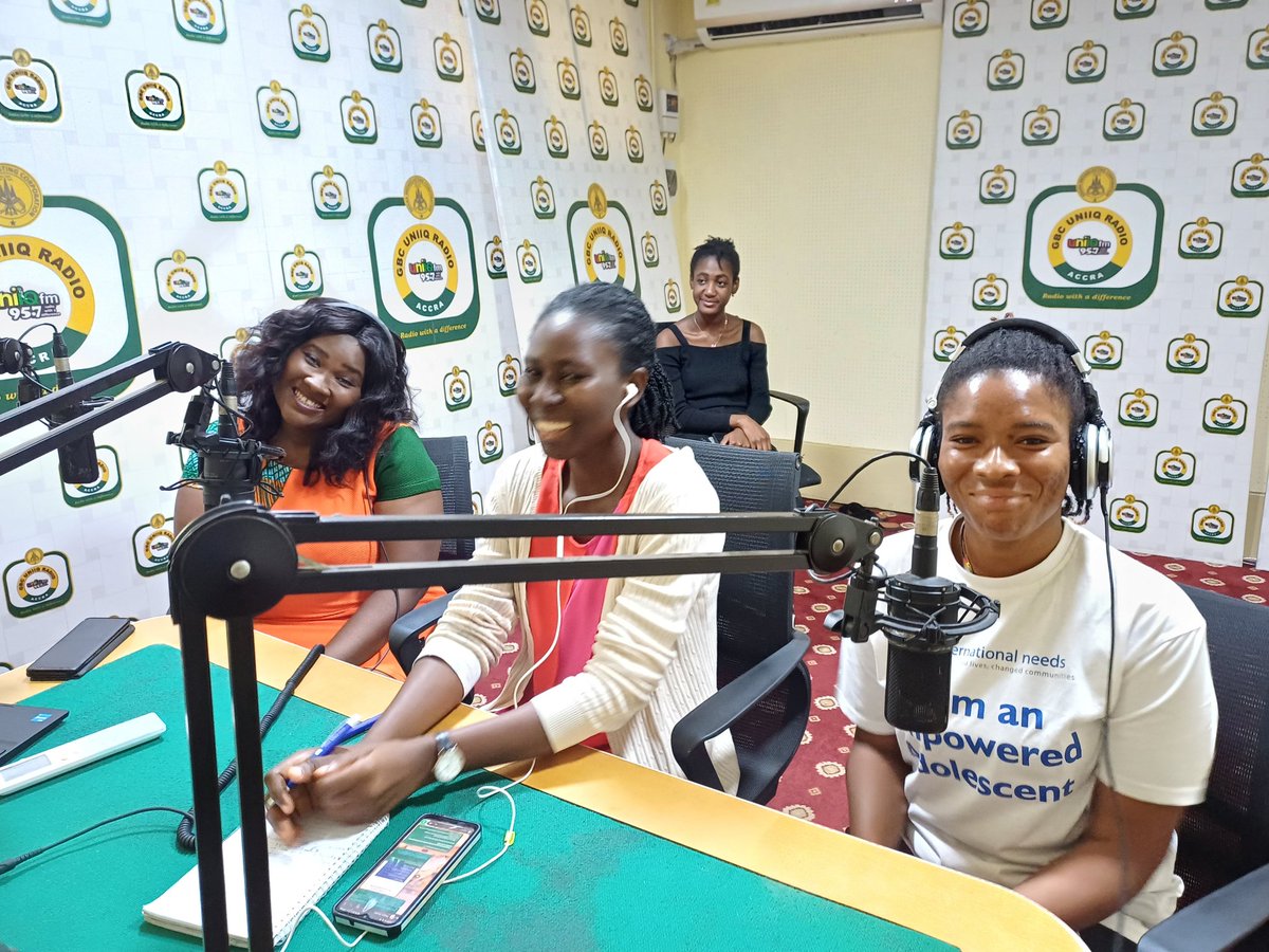 Provision of #livelihood opportunities is a way of promoting equality.Have you heard abt #fashionexpression. It's an initiative to empower and create access. On #GenderandDevelopment <a href="/Uniiqfm/">Uniiq 95.7fm</a>, we're digging deeper wth  <a href="/ElikemVera/">Elikem Vera Awuye</a> of #InternationalNeeds Gh
#SDGs #SBC
<a href="/UNFPAGhana/">UNFPA in Ghana</a>