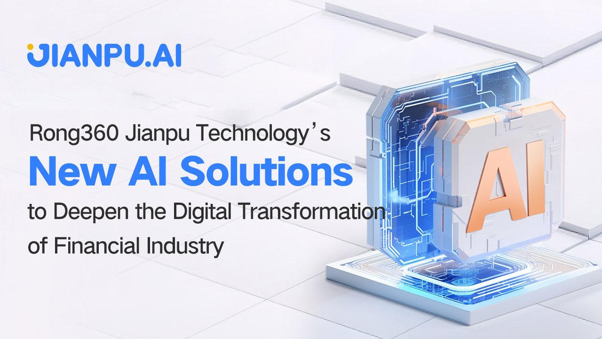 JianpuTech's tweet photo. Jianpu Technology Inc., a prominent financial product discovery and recommendation platform in China, is at the forefront of leveraging artificial intelligence (AI) to transform the financial industry.Internally, Jianpu has integrated AI tools across their organization, enhancing efficiency and driving innovation.  

Mr. David Ye, the CEO, emphasizes Jianpu's commitment to simplifying and inclusively transforming finance through AI. With a broad user base, diverse partners, and strong technological capabilities, Jianpu aims to further advance AI in the financial industry's digital transformation. #AI #GenerativeAI #ArtificialIntelligence #Trending #NYSE $JT 

Read more: https://t.co/es0dnZSzdC