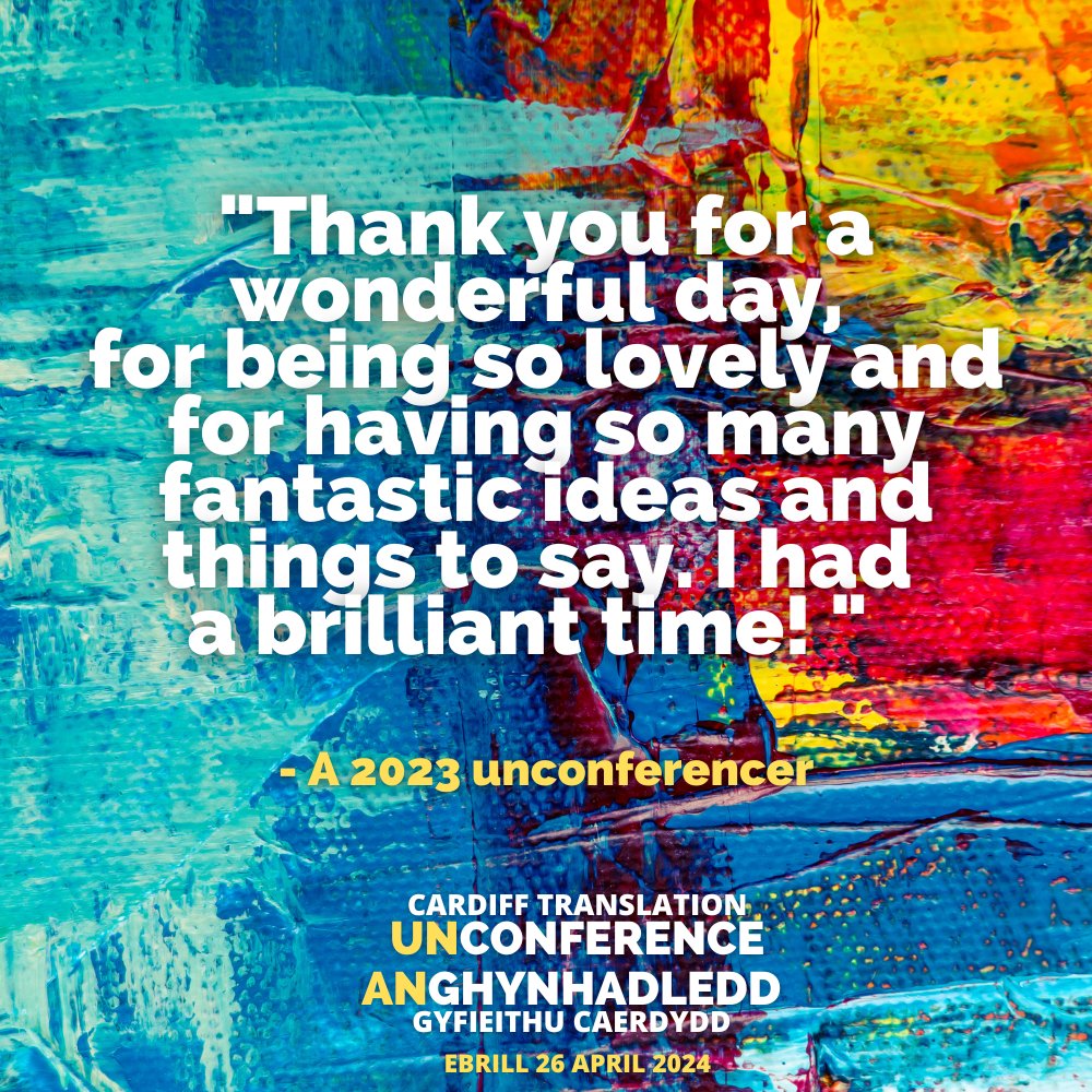 Cardiff Translation Unconference tweet media