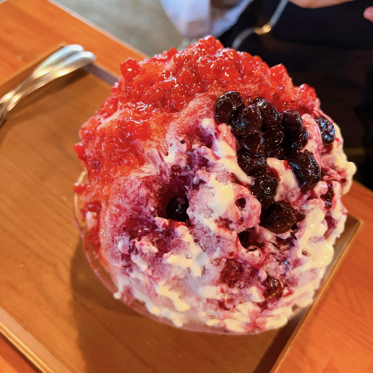 かき氷にハマった、夏でした🍧。
もう秋が近づいてる🍂