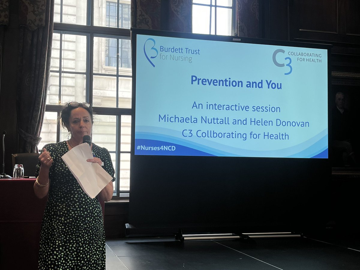 Prevention and You.. fab interactive session on motivation from @C3health @HelenDon_RN @thisismichaela  highlighting how we can help each other #NurseTwitter #Nurses4NCD