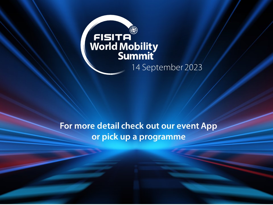 Today we open the 2023 #FISITAworldmobilitysummit with the theme 'Industry Disruption'.

We look forward to welcoming a range of leaders &amp; industry experts. Be ready for a full agenda &amp; BIG discussion - it’s going to be great!

👉 Download our event App to connect with attendees!