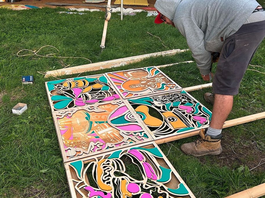 MA_DesignUWE's tweet image. Get ready for an interactive selfie extravaganza @UWEBristol MA Design Show! Lucy Davie's "Selfie Wall" is a custom-designed festival-inspired instillation. Come snap some festive selfies and explore other incredible custom design pieces. Don't miss it! 🌟 #MADegreeShow #craft