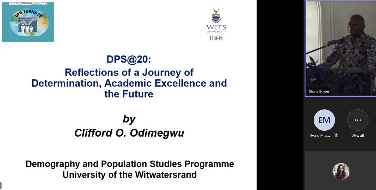 ChoonaraShakira's tweet photo. Brilliant to drop by @WitsDPS #DPS20 celebrations and also to catch Professor @OdimegClifford! Thanks Prof for bringing this scare skill #demography #southafrica #africa and for grooming as well as continuing to mentoring so many of us π
@WitsUniversity @NRF_News @faith_nfii https://t.co/MmP9r104hU