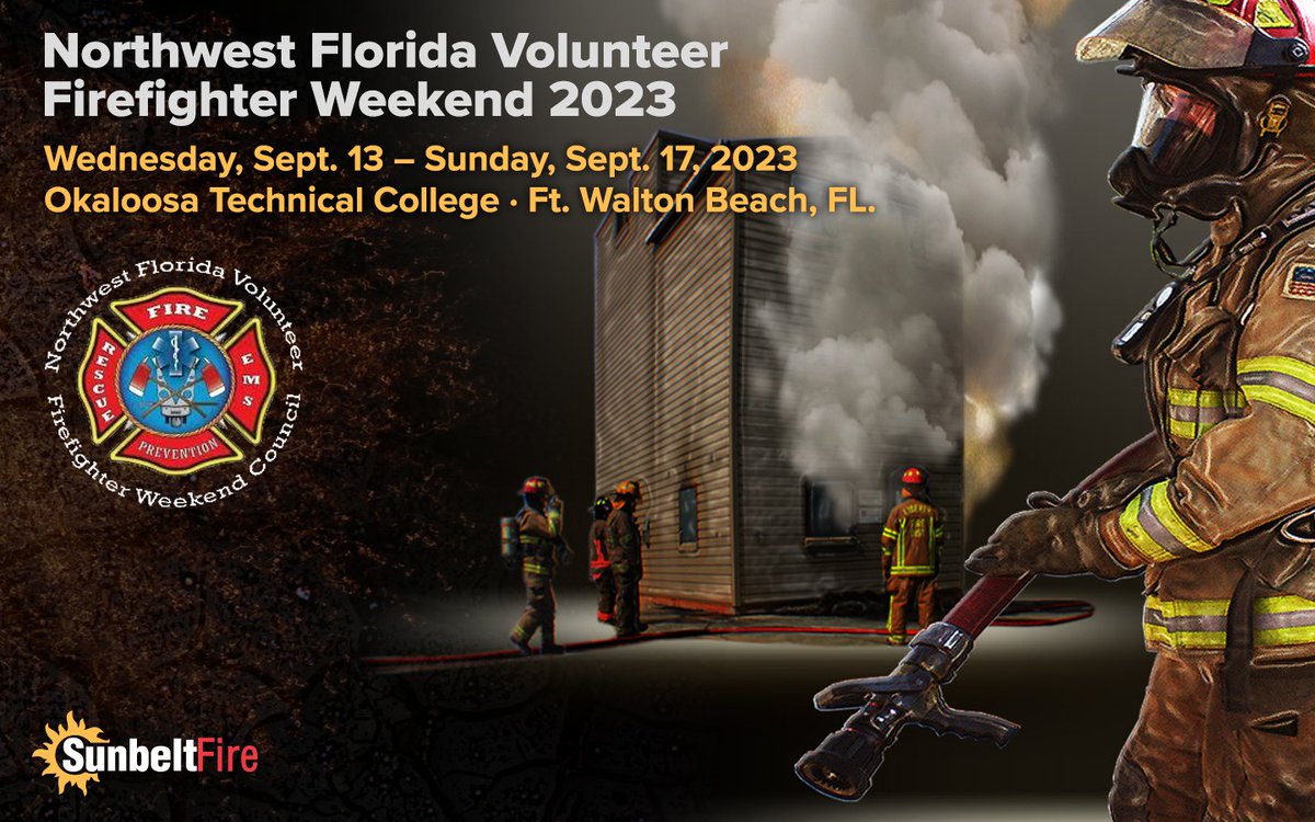 Are you going to the Northwest Florida Volunteer Firefighter Weekend?  If you are, we'll see you there! Check the link for more info - loom.ly/zrghcE4