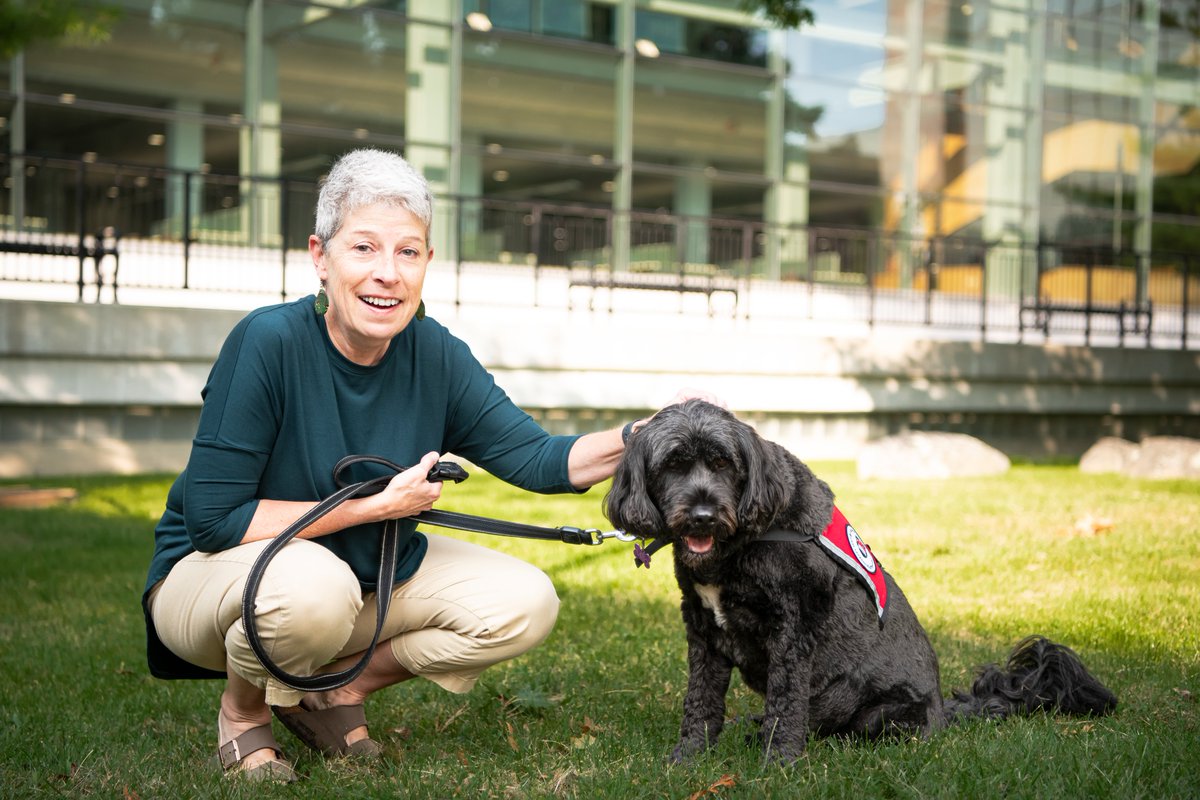 Hi, I’m Anne! I’m proud to serve as the Faculty of Arts and Social Sciences Interim Dean @Carleton_U. My CU Therapy Dog Milo and I are excited to welcome new & returning students to campus, and extend our best wishes to the Carleton community as we begin the 2023-24 school year!