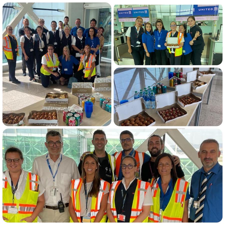 BCN Summer Burger Burn 2023, thanking our vendor partners for their hard work this summer #UnitedAirlines