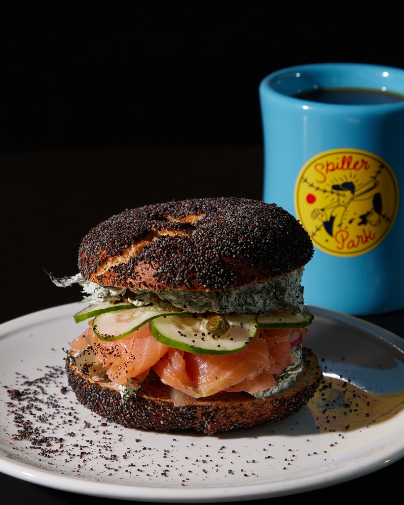 spillerpark's tweet photo. Yep… we back baby with Bagel Sammy Day! This stack of deliciousness could be yours if you stop by Moores Mill.

Today - Sunday is bagel day (sp3 only)

We’re just here to confirm… your need this in your life. https://t.co/TUZo662ysi