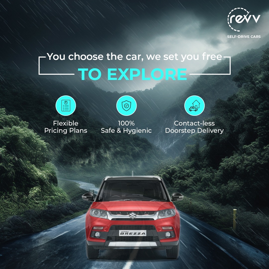 Choose your ride, and unleash the thrill! 🚗💨 

Revv's got the keys to your unforgettable adventure.
Rent a car with Revv and make memories that last!
. 
. 
. 
#RentalCars #Rent #Revv #cars #monsoontrip #monsoon #monsoonseason