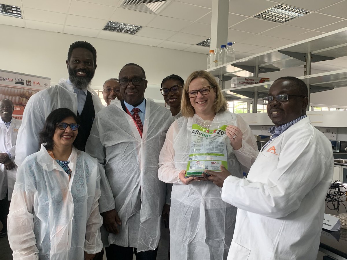 Gloriana Ndibalema (@glorianandibal1) on Twitter photo Today, Tanzania <a href="/IITA_CGIAR/">IITA</a> administration hosted the <a href="/USDA/">Dept. of Agriculture</a> delegation led by the under Secretary Ms Jenny Moffitt, <a href="/USDA/">Dept. of Agriculture</a> Under Secretary.The delegation learnt on #BBTV and #mycotoxin, the projects that <a href="/USDA/">Dept. of Agriculture</a> and <a href="/USAIDTanzania/">USAIDTanzania</a> have closely supported.
#partnership #agriculture Today, Tanzania <a href="/IITA_CGIAR/">IITA</a> administration hosted the <a href="/USDA/">Dept. of Agriculture</a> delegation led by the under Secretary Ms Jenny Moffitt, <a href="/USDA/">Dept. of Agriculture</a> Under Secretary.The delegation learnt on #BBTV and #mycotoxin, the projects that <a href="/USDA/">Dept. of Agriculture</a> and <a href="/USAIDTanzania/">USAIDTanzania</a> have closely supported.
#partnership #agriculture