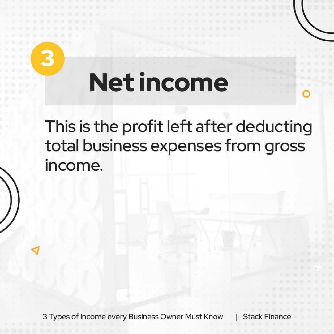 Stackfinanceapp's tweet image. Another day with my beautiful people!!!

As a business owner, you should know the types of income in your business.

Here are types of income you should know as a business owner👇

#stackfinance #stackelbergng #finance #accounting #4daystoALxEnglot #business #consulting #stack