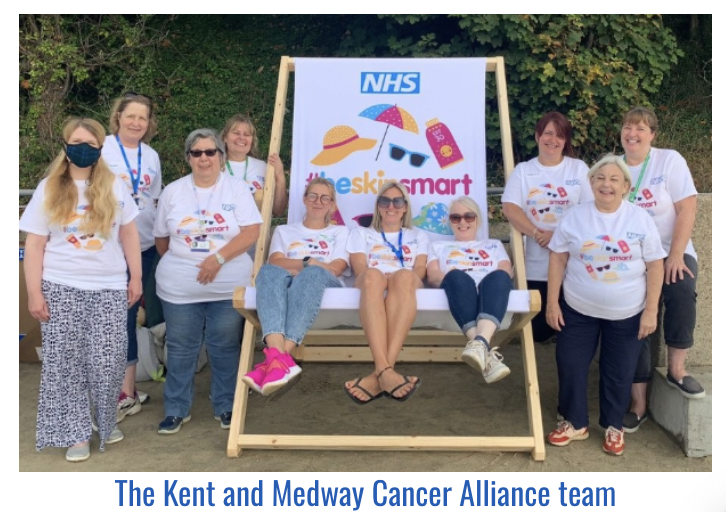 NHSsoutheastCDN's tweet photo. π Good luck @nhskmca @NHSKentMedway at the HSJ Awards tomorrow evening: βNHS Communications Initiative of the Yearβ for #BeSkinSmart campaignπ
ππΌhttps://t.co/w3UB19sO6X
#SkinCancer #Melanoma #Awareness #HSJAwards @HSJ_Awards @NHSKentCHFT @EKHUFT @RakeshKoria @Medway_NHS_FT https://t.co/VS62A92aAd
