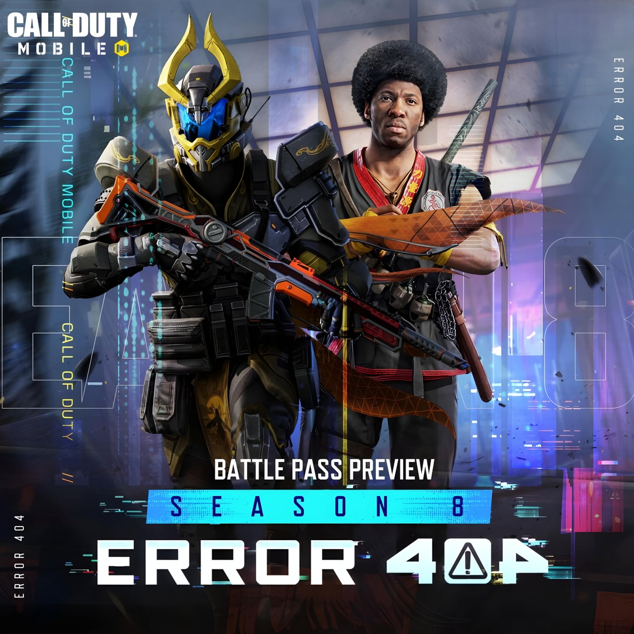 Reboot and Refresh in Call of Duty: Mobile Season 8 — ERROR 404