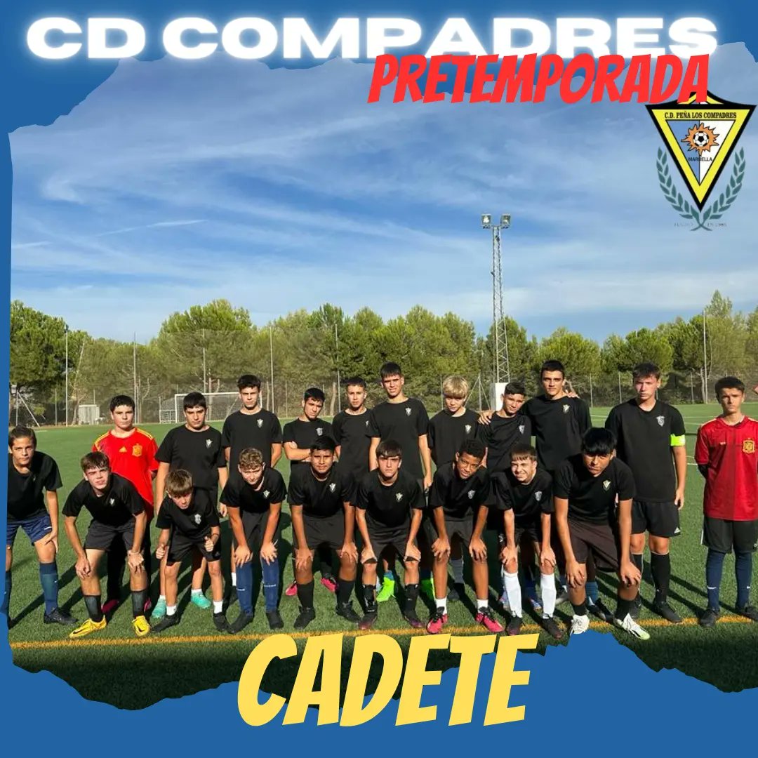 PLCompadres's tweet photo. ¡Primer partido de Pretemporada!

#Guaro
#CDCompadres 

Primera vez que se conocen dentro de un campo ante un equipo que hará sus labores en su categoría de Infantil.

¡Primera victoria del Cadete ante el Infantil A de Guaro! https://t.co/gg9a5nbu6C