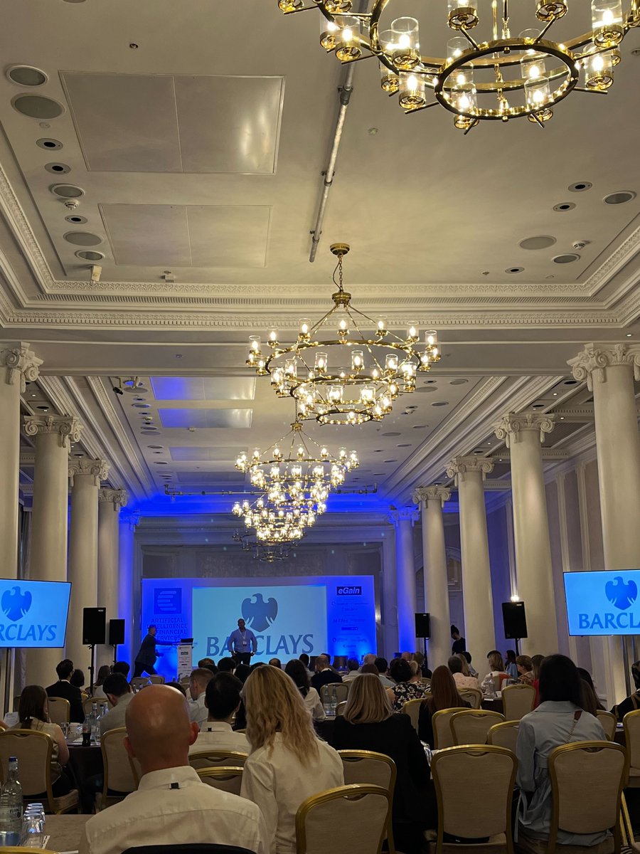 diffbluehq's tweet photo. #AIinFS conf has kicked off! 

If you're attending today in London, come and say hi to the team or join @mathewlodge's talk at 1pm on large language models (LLMs) and reinforcement learning-based alternatives. 

#AIFS23 #ReinforcementLearning #Diffblue #AIforCode #GenAI https://t.co/iSLA577KxV