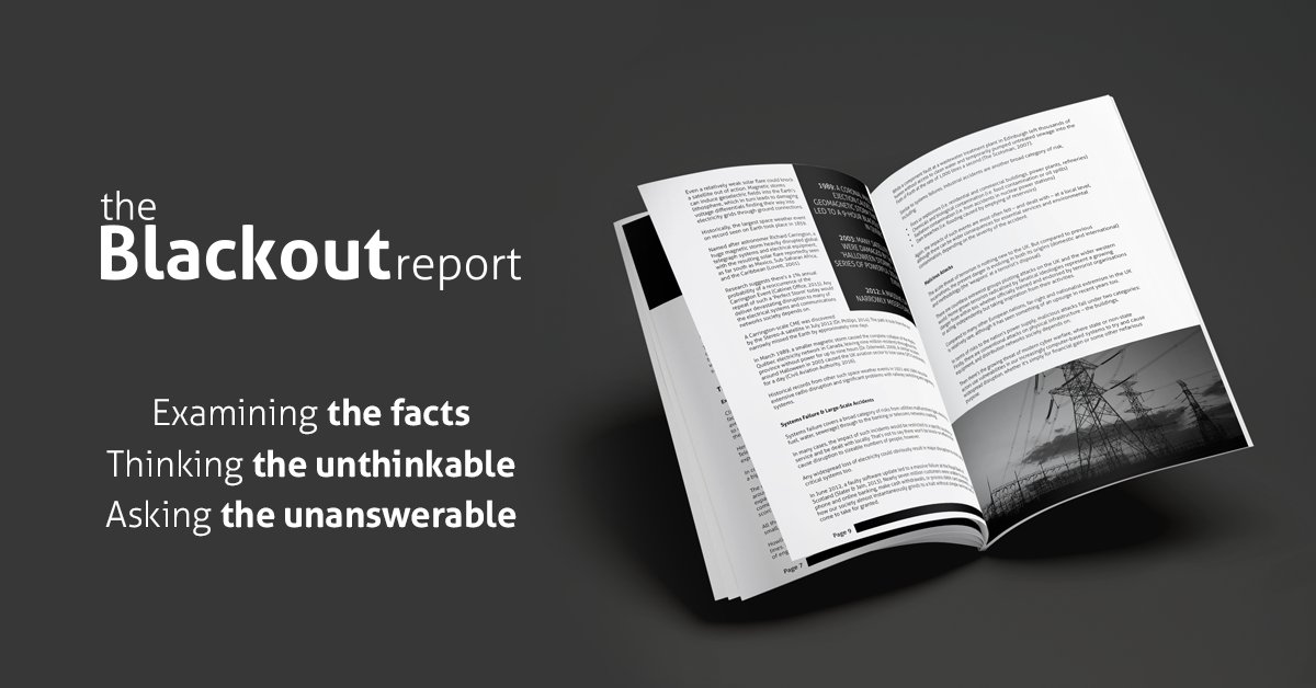Read <a href="/BlackoutReport/">TheBlackoutReport</a> to learn how secure the UK's #electricity network is...

- Could we face a nationwide #powercut?
- What could cause such an incident?
- Are we prepared?
- What would the impact be?
- How long to restore power?

Download for FREE 👇
bit.ly/2TWGOWA