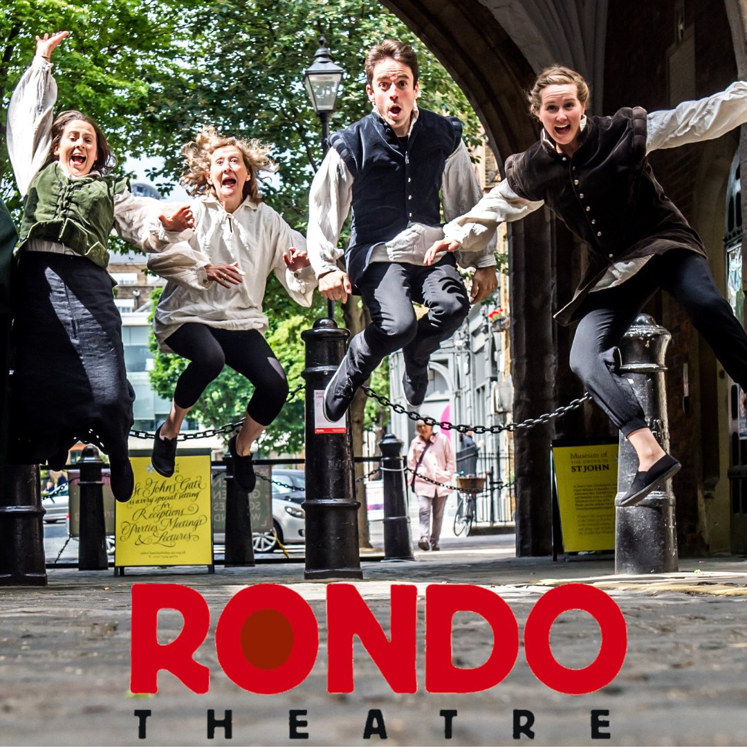 Can't wait to head back to one of our favourite venues... @RondoTheatre 😍 Friday 13th October, 19:30 Hold onto your doublets, ruffs and trunk-hose. The Bard is back! 'Simply sublime... Side-splittingly hilarious' ⭐⭐⭐⭐⭐ (Broadway Baby) Tickets 👉 rondotheatre.co.uk/3444-2/